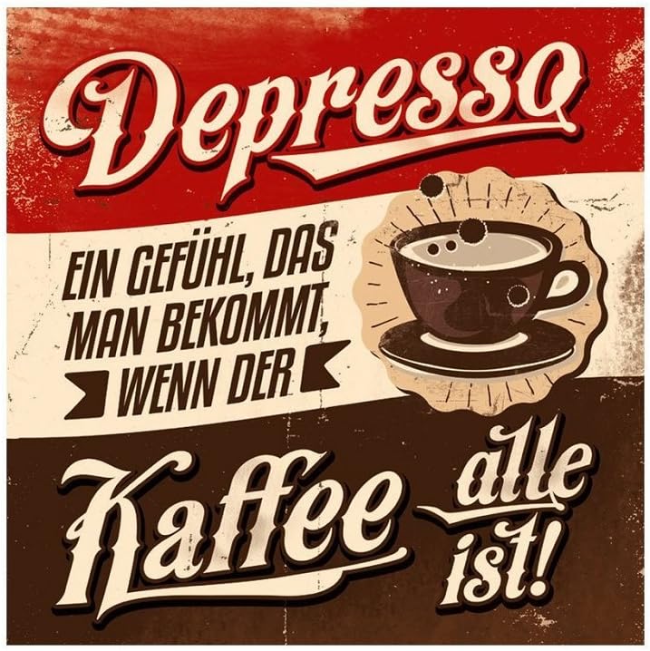 Magnet Depresso / Coffee "Depresso / Kaffee "