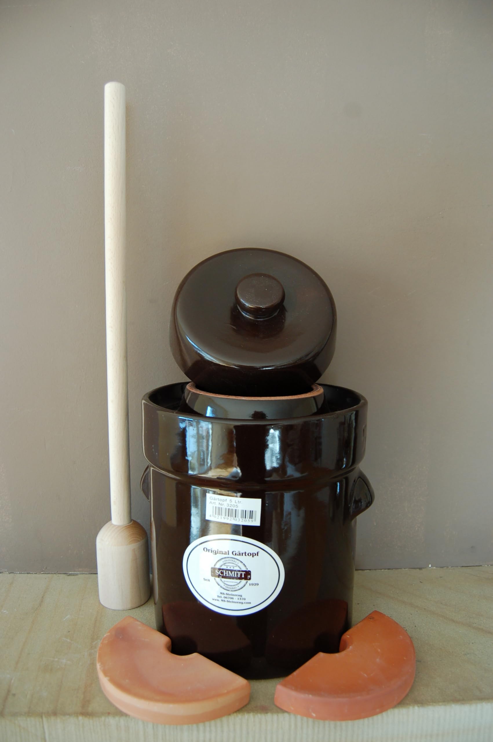 Gärtopf 10 Liter + Stampfer gratis