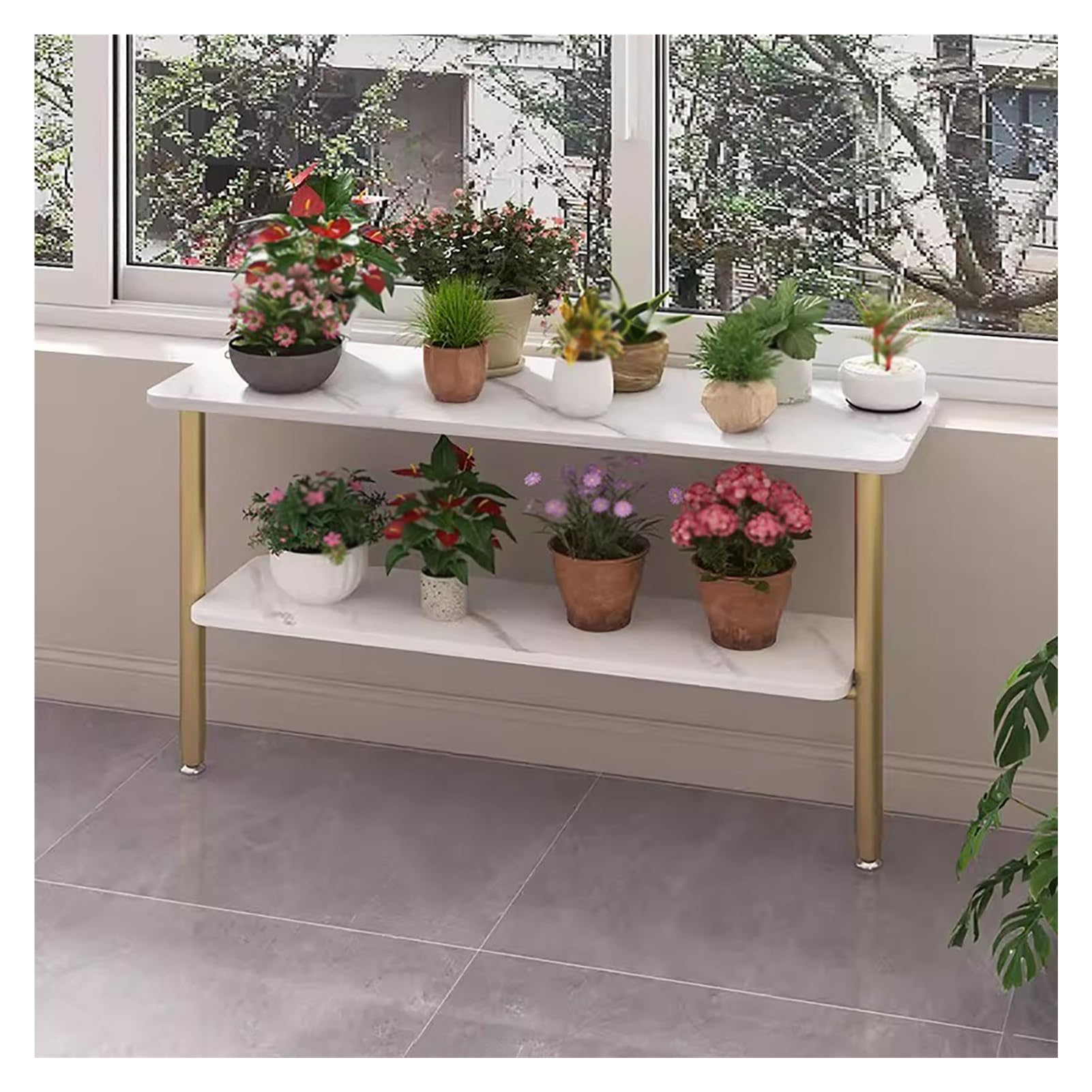 Étagère de rebord de fenêtre sans perçage pour créer un jardin d'intérieur