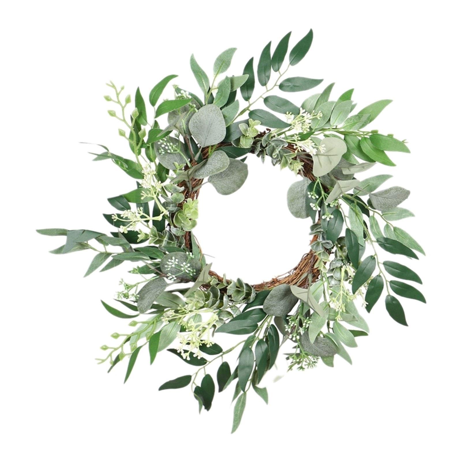 Guirlande de Noël fleur artificielle pour décoration murale sans entretien