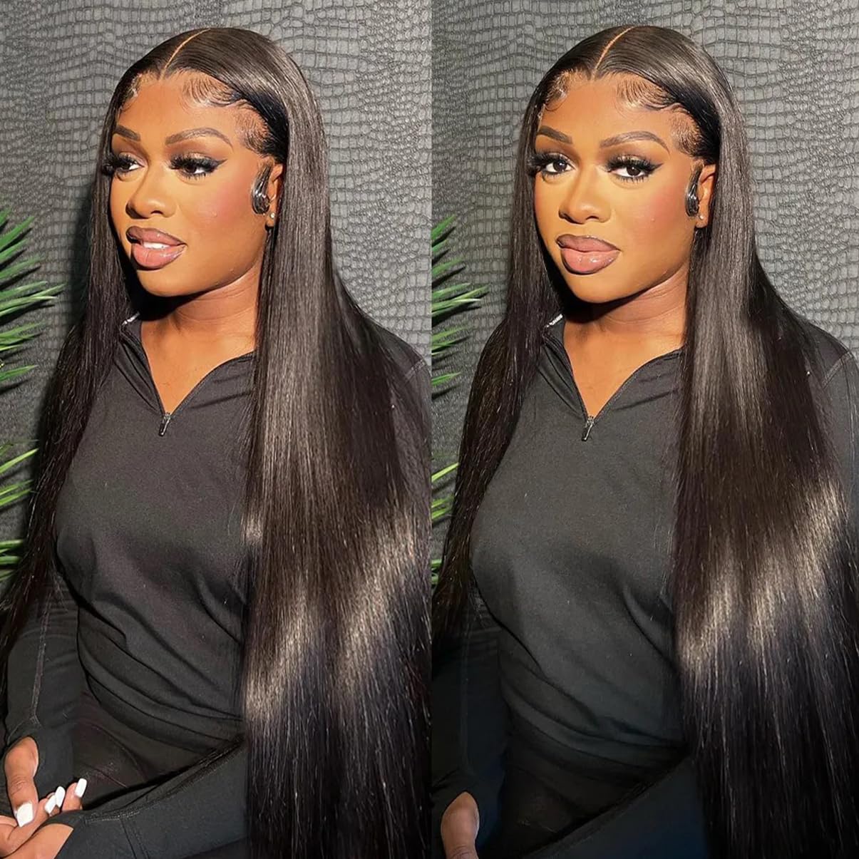 ACQUET 13x4 Lace Front Wigs Human Hair 180 Density Straight HD Lace Frontal Wigs Human Hair Pre Plucked with Baby Hair Glueless Brazilian Straight