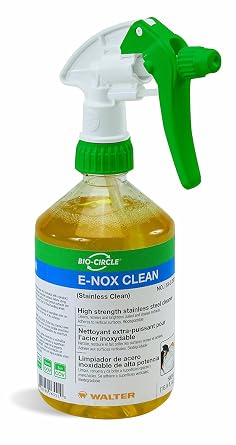 Bio Circle 53G303 E-NOX Cleaner [Pack of 12] 500mL VOC Free, Fire Proof Degreaser with Biodegradable Agents. Cleaning Solutions