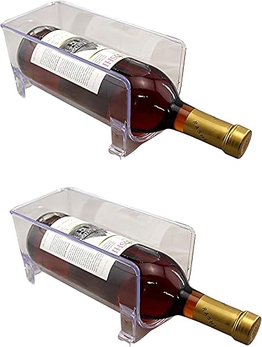 Miniatura 9 de Fipendable Industries - Juego de 4 soportes apilables horizontales para refrigerador y congelador para botellas de vino hogar comedor y cocina