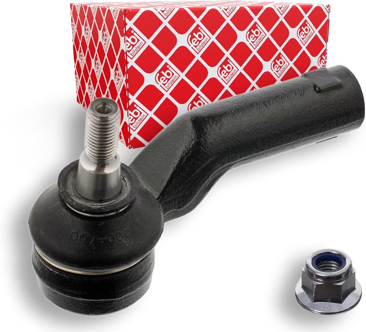 febi bilstein 34480 tie rod end with nut (front axle left) - Pack of 1