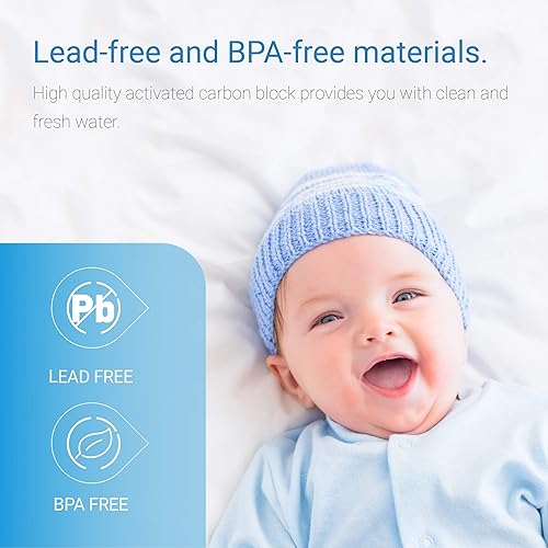 Miniatura 5 de EcoAqua EFF-6002A - Filtro de repuesto para Whirlpool 4396508, 4396510, Kenmore 46-9010, EveryDrop Filter 5, NLC240V, EDR5RXD1, paquete de 2