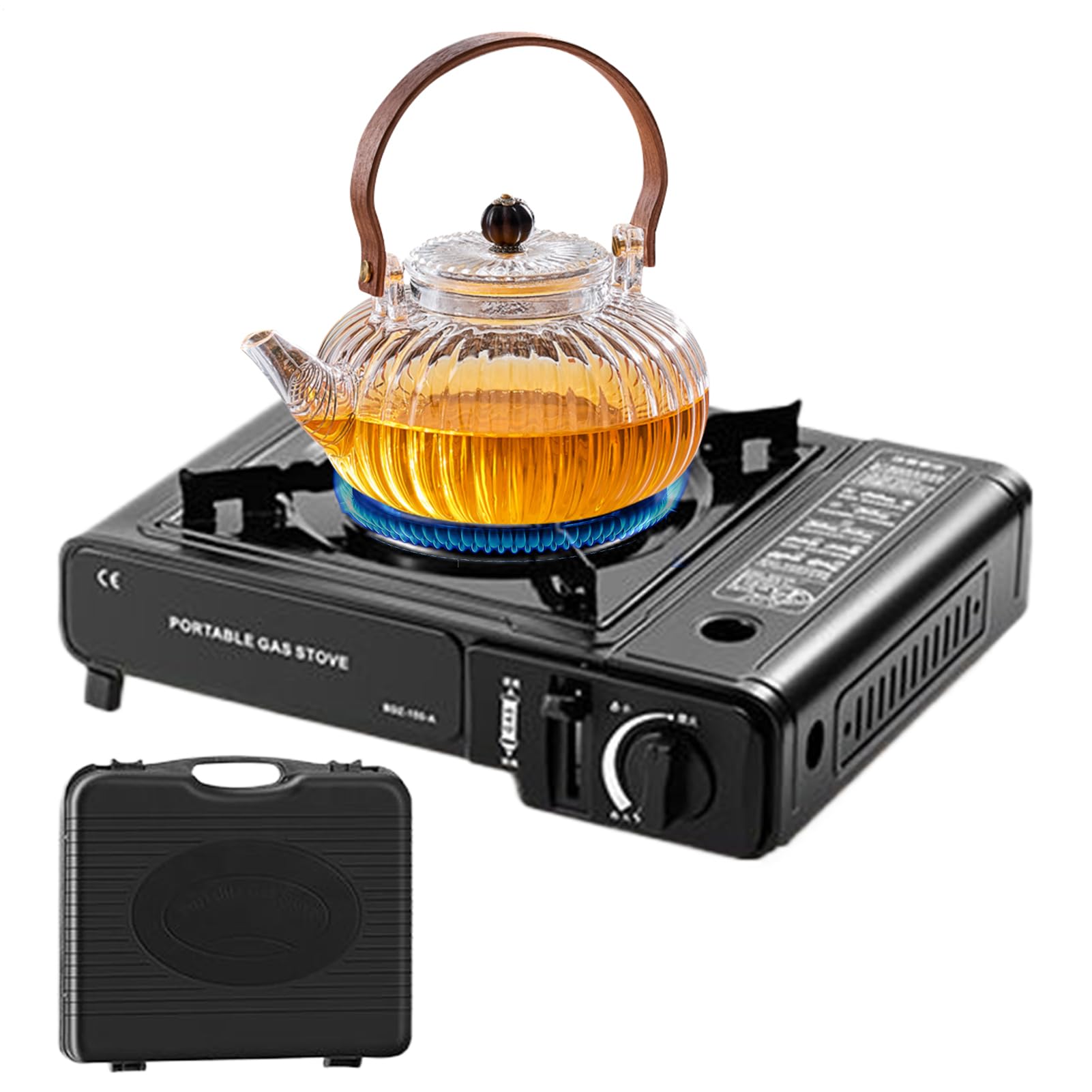 Przenośna Kuchenka Turystyczna Na Kemping Palnik 2900W Sprzęt Outdoorowy | Kuchenka, grill kempingowy i palnik Backpacking Wędrówki Ogród Przetrwanie Plaża Tailgating Gotowanie Biwakowe Sprzęt Out