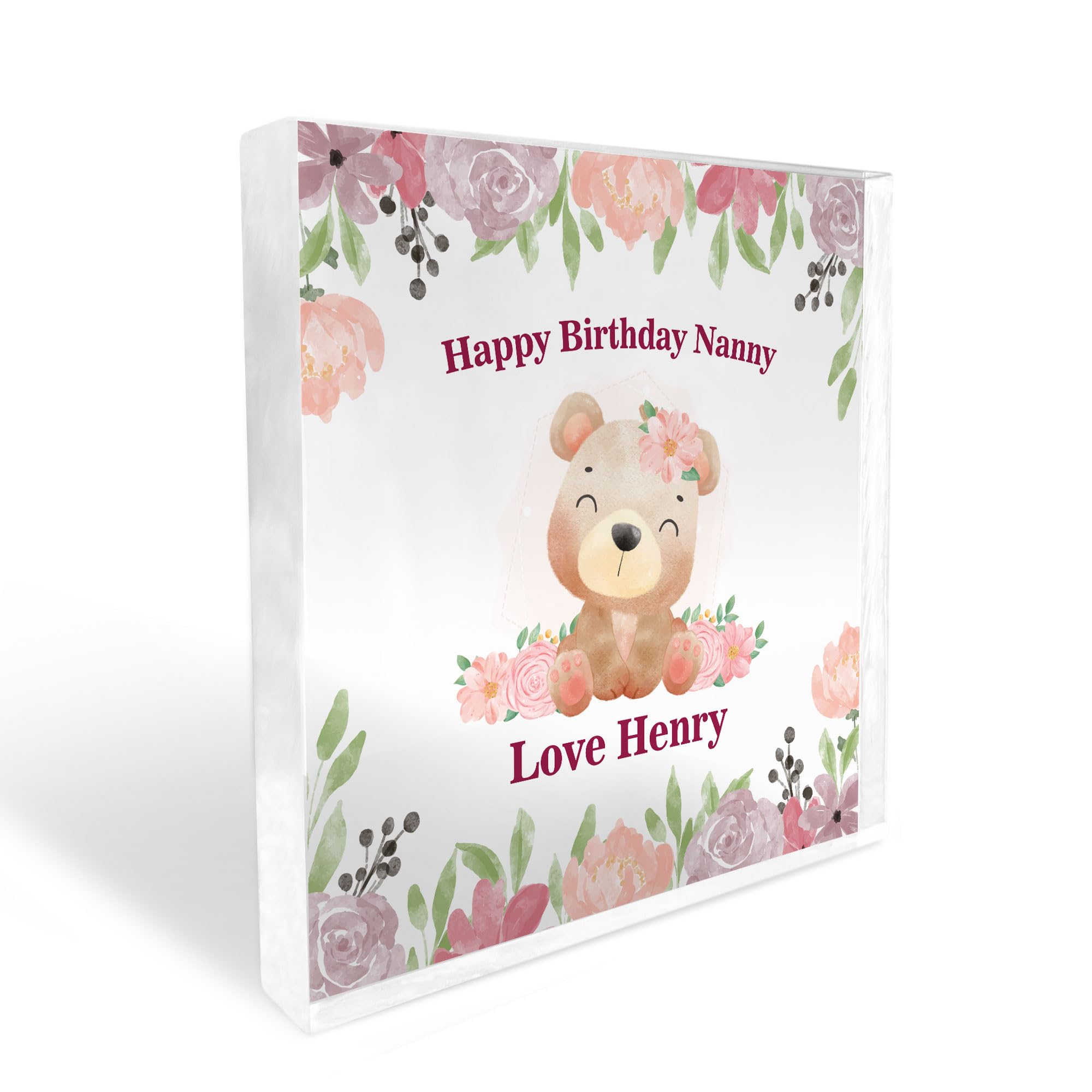 Red Ocean BIRTHDAY GIFT FOR Nanny Nan Nana Grandma Granny Personalised Gift For Her Gift From Granddaughter Grandson Nanny Birthday Gifts