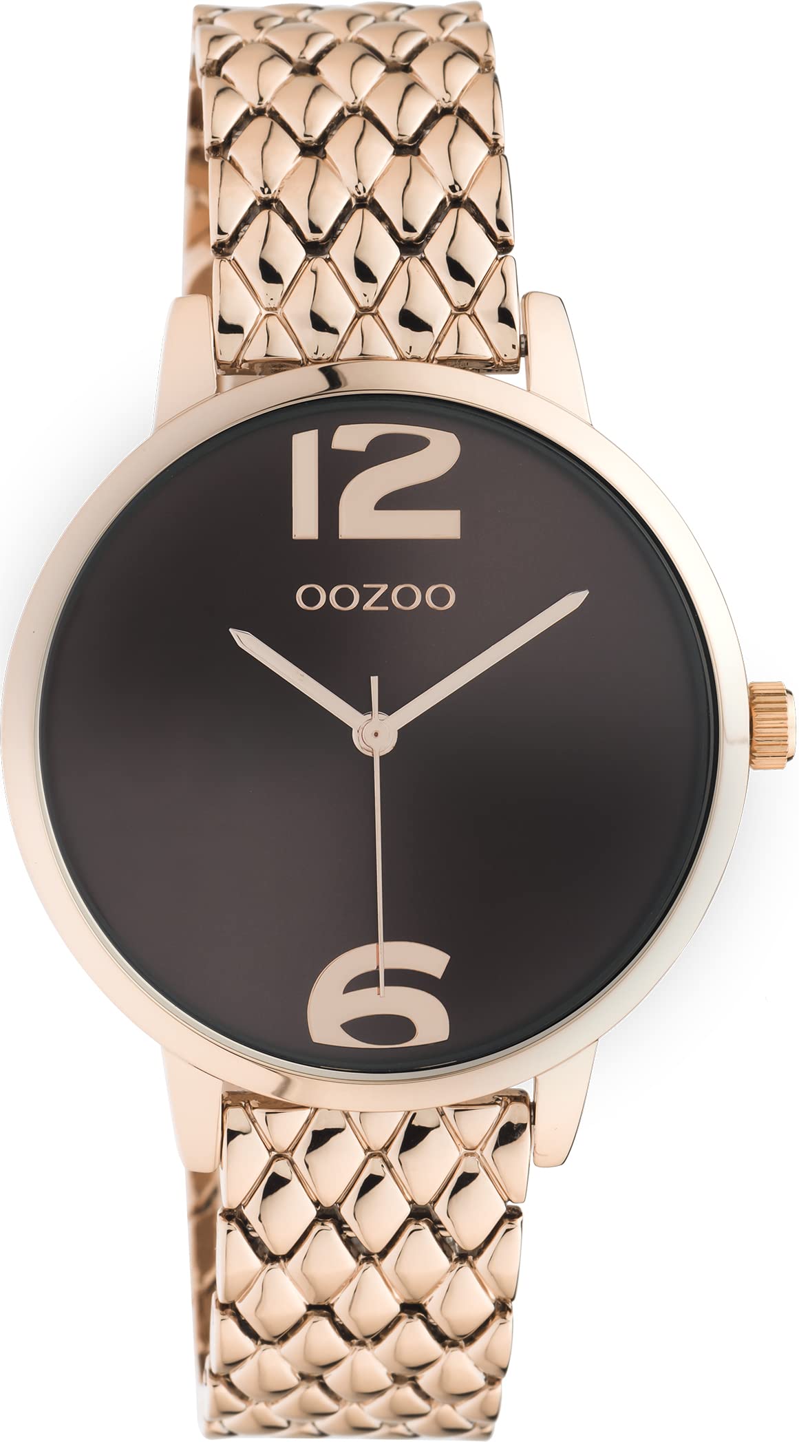 Oozoo Timepieces - Reloj de pulsera para mujer con correa de metal de 15 mm | Reloj de alta calidad para mujer – elegante reloj analógico para mujer en redondo
