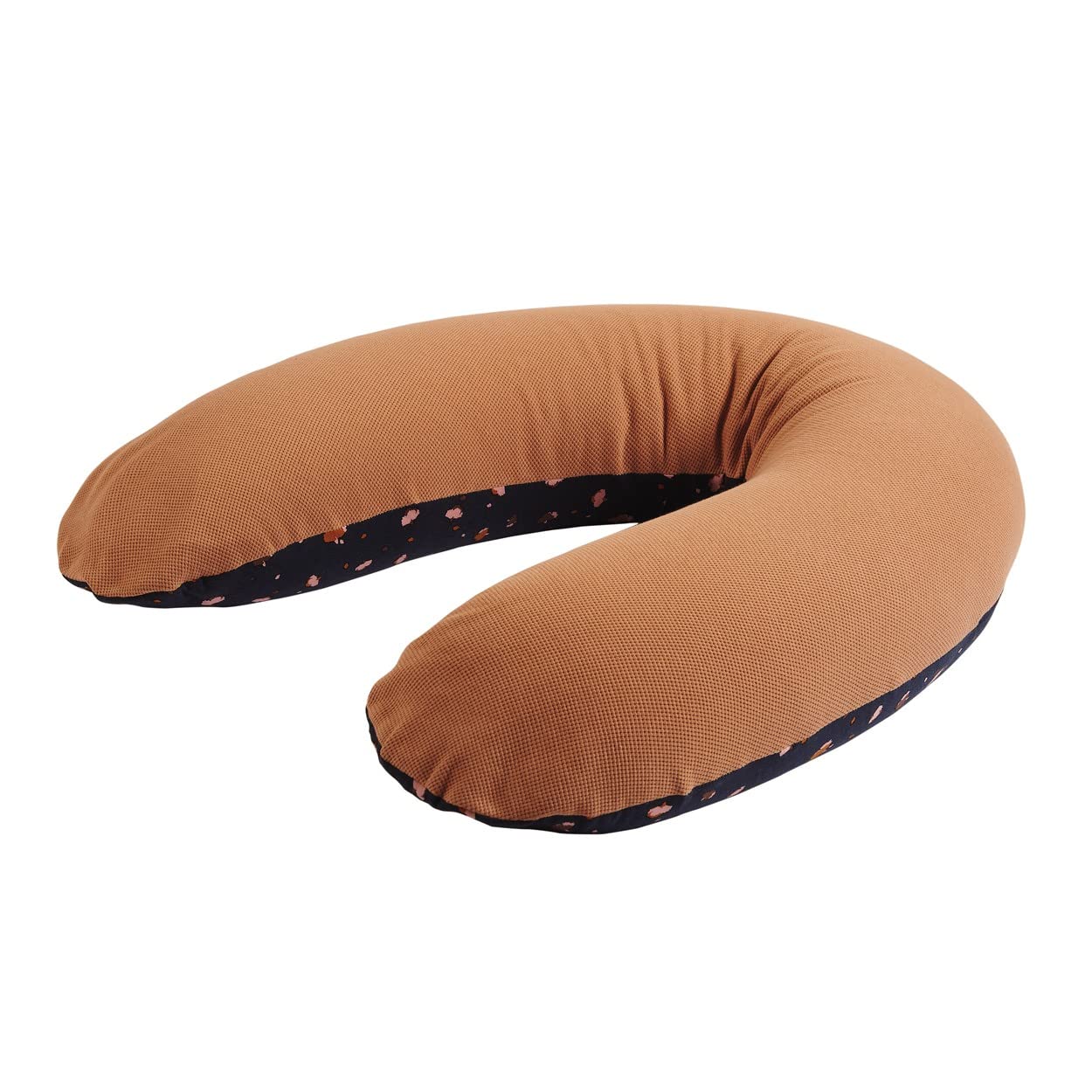 Candide – Cojín de embarazo – Cojín de lactancia – Cojín de maternidad – Hamaca para bebé – Multirelax – 3 9 kg – desenfundable – Fabricado en Francia – 69 x 44 x 14 cm (floral/verde de gris)