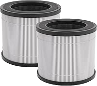 Vista 8 de FULMINARE Purificador de aire PU-P05 Reemplazo silencioso filtro de aire filtrado 99,97% 0,01 micrones, humo, partículas