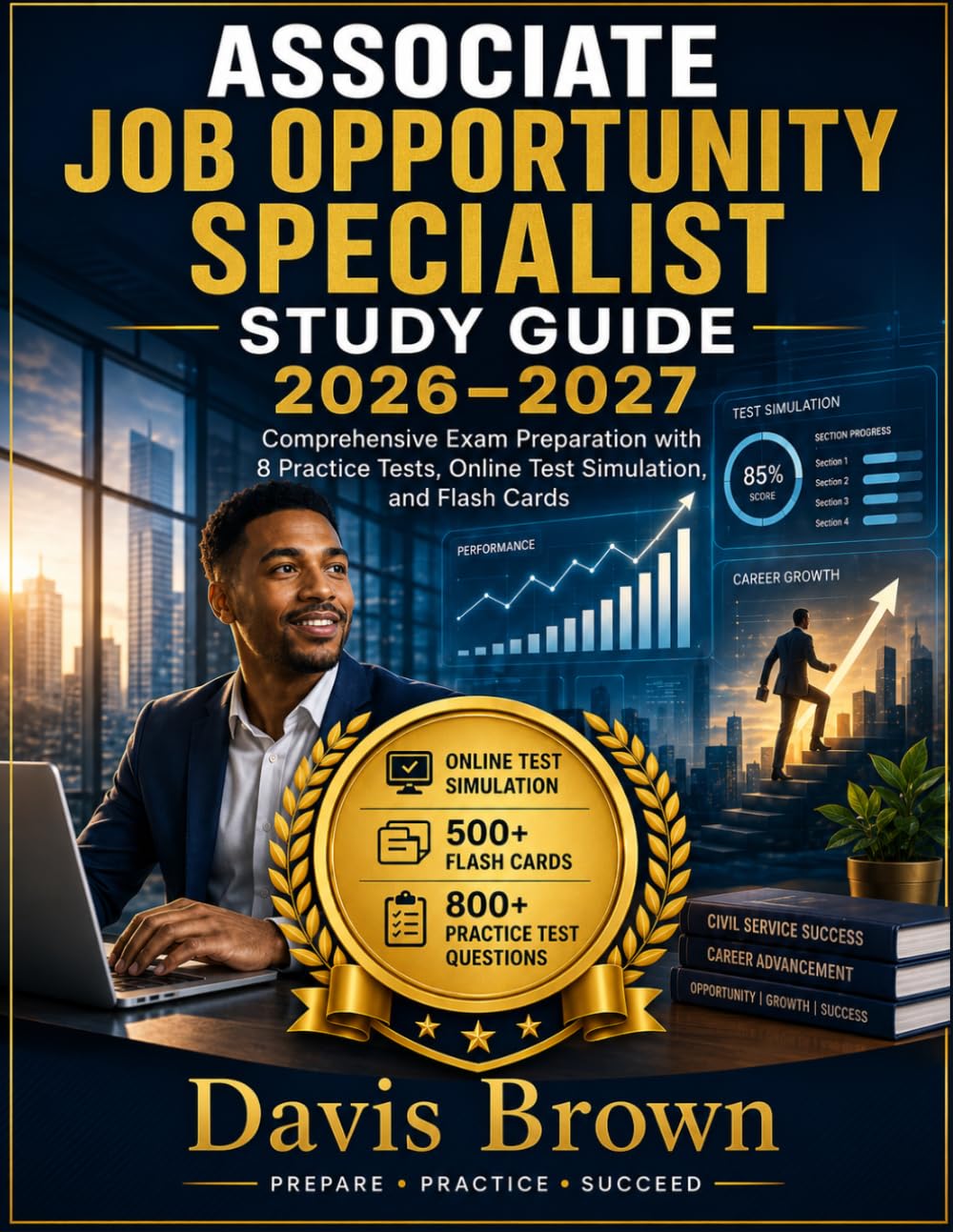 Associate Job Opportunity Specialist Study Guide 2026–2027: Comprehensive Exam Preparation with 10 Practice Tests, Online Test Simulation, and Flash Cards