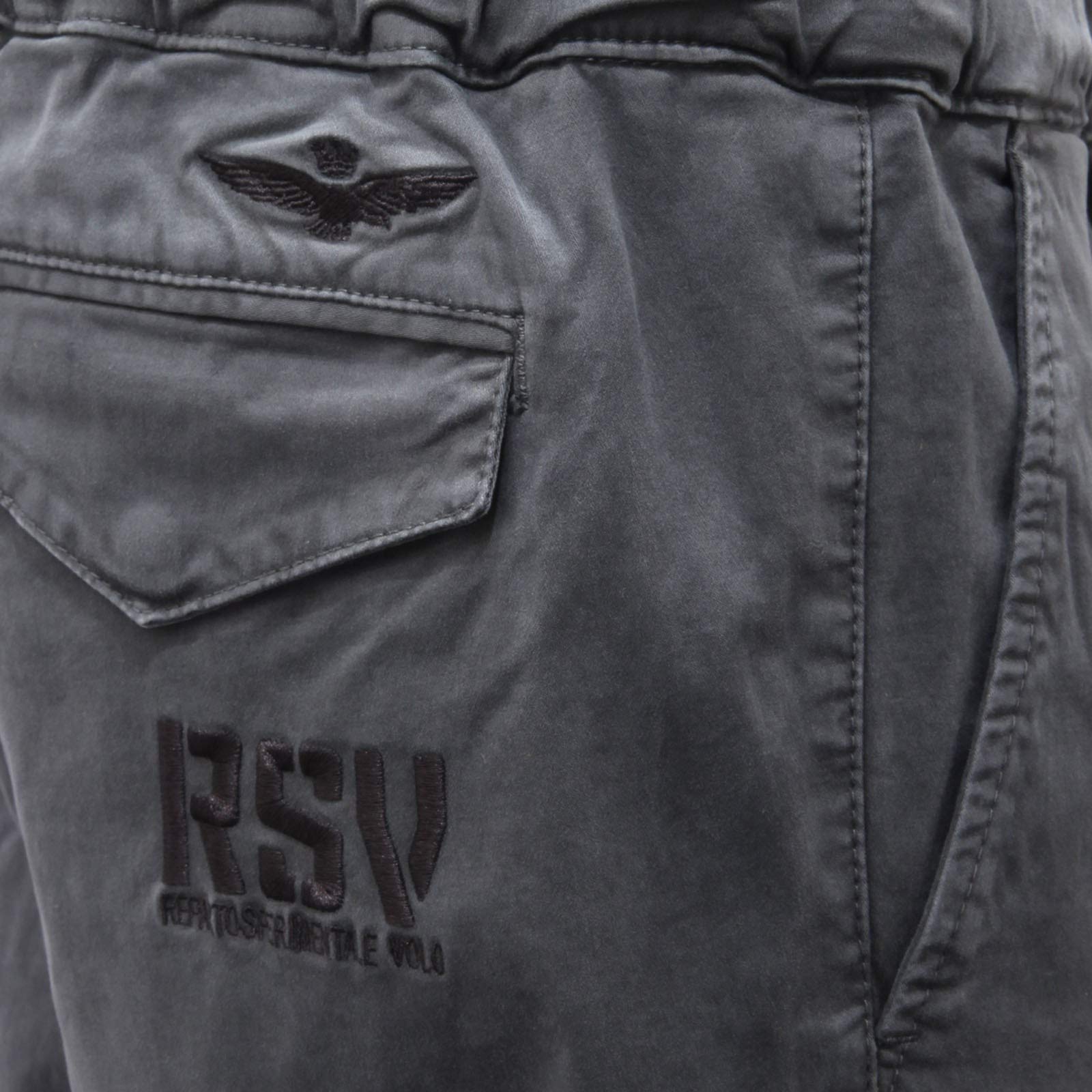 Aeronautica Militare 4791AE Pantalone Chino Uomo Grey Pant Man [44]