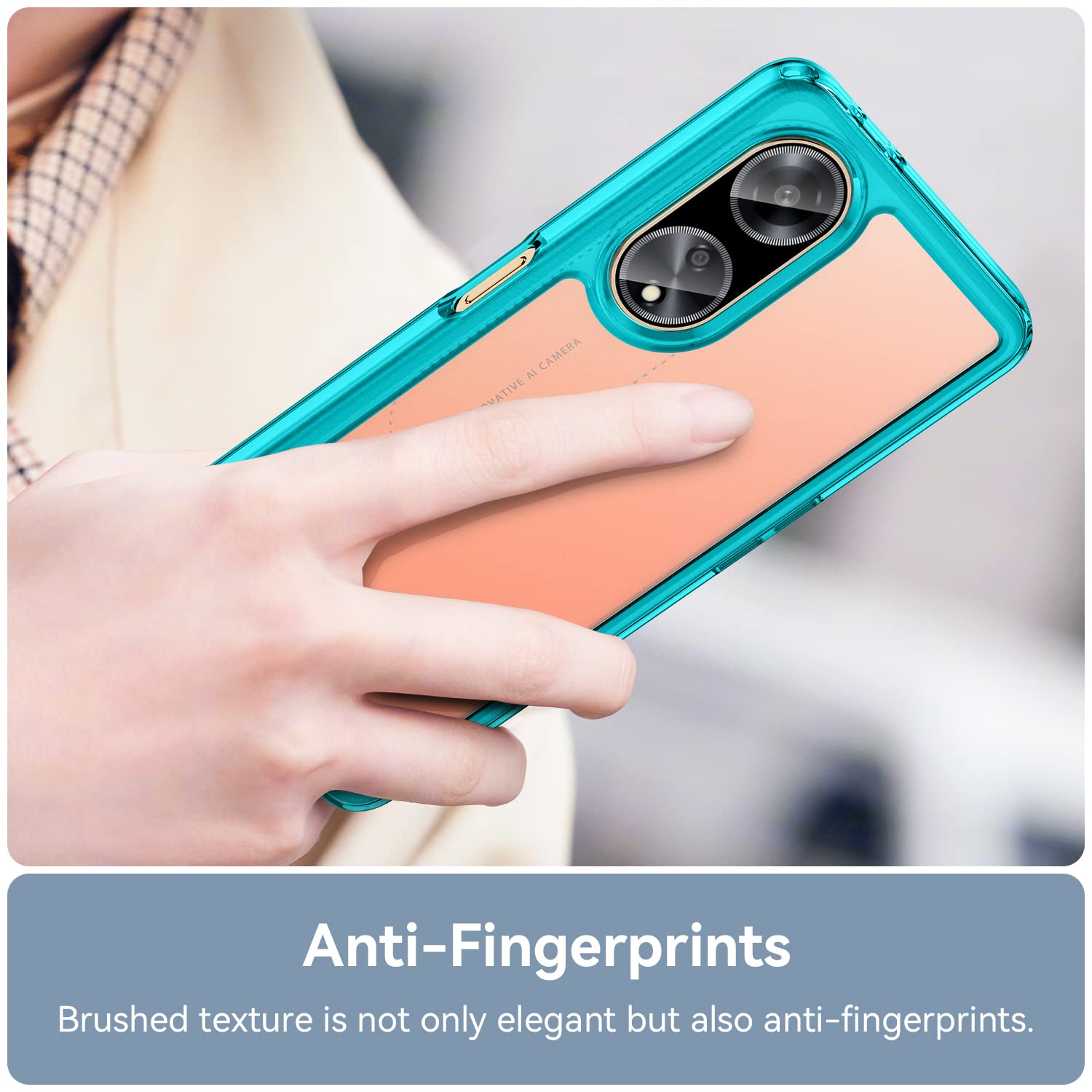 MOJIA Cover per Motorola Moto G54 5G, PU Custodia Antiurto Resistente ai Graffi, Custodia Flip Portafoglio per Telefono con Supporto e Slot per Schede. Blu