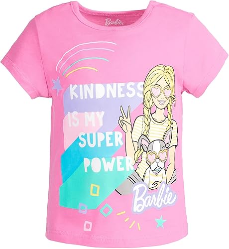 Miniatura 5 de Barbie Paquete de 2 camisetas para niñas de niños pequeños a niños pequeños