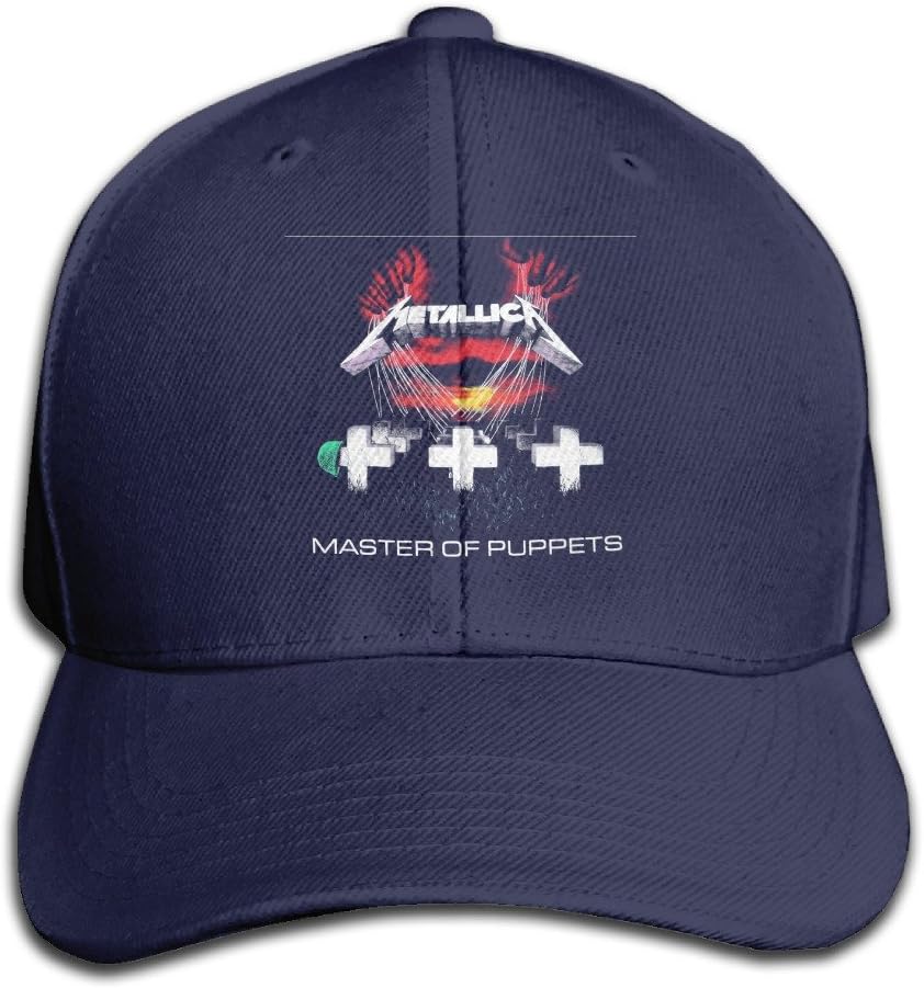 Guns Hats Metallica-Master of Puppets Navy Peak Sports Cap Apparel