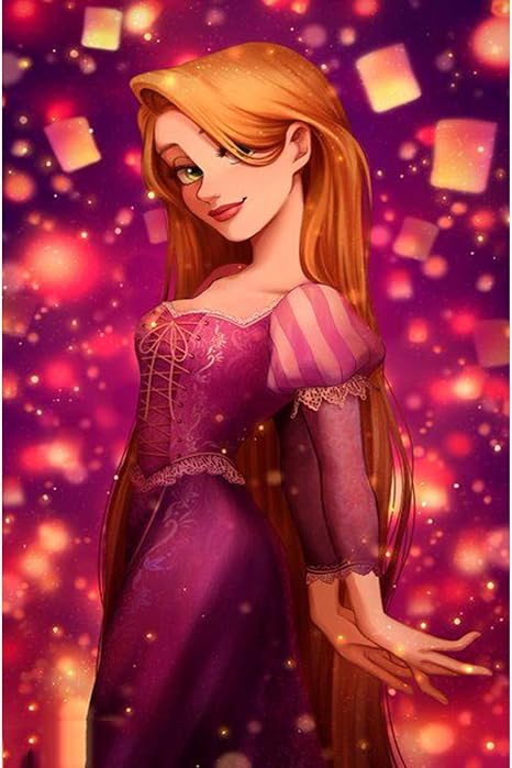 Amazon Leezeshaw 5d ラプンツェル姫 プリンセス ダイヤモンド絵画 キット フルダイヤモンド 刺しゅう Diy 手作りキット プレゼント 家の装飾 パターン 壁飾り にとって 初心者 70x80 刺しゅうキット 通販
