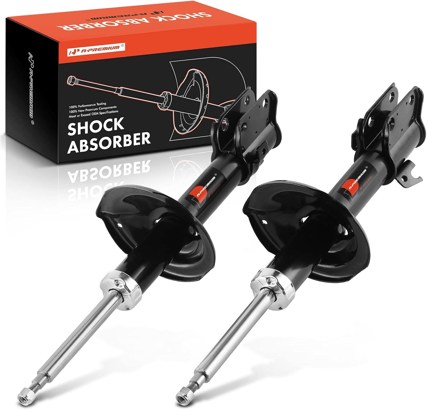 A-Premium Front Struts Compatible with Subaru Outback 2000-2002 - 2x Replacement Suspension Bare Strut Shock without Coil Spring