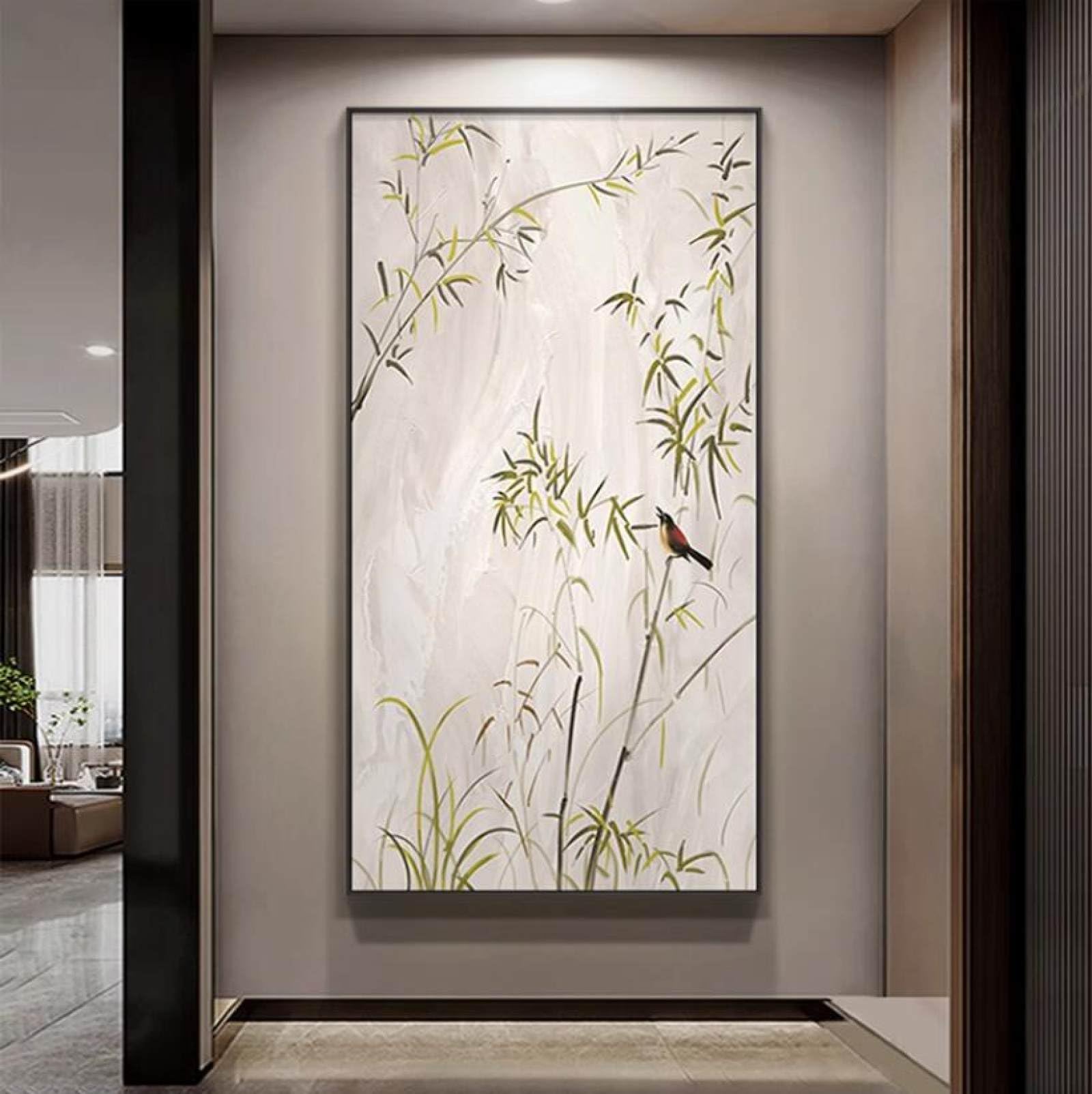Toile pie peinture à l'huile salon pour fond de canapé