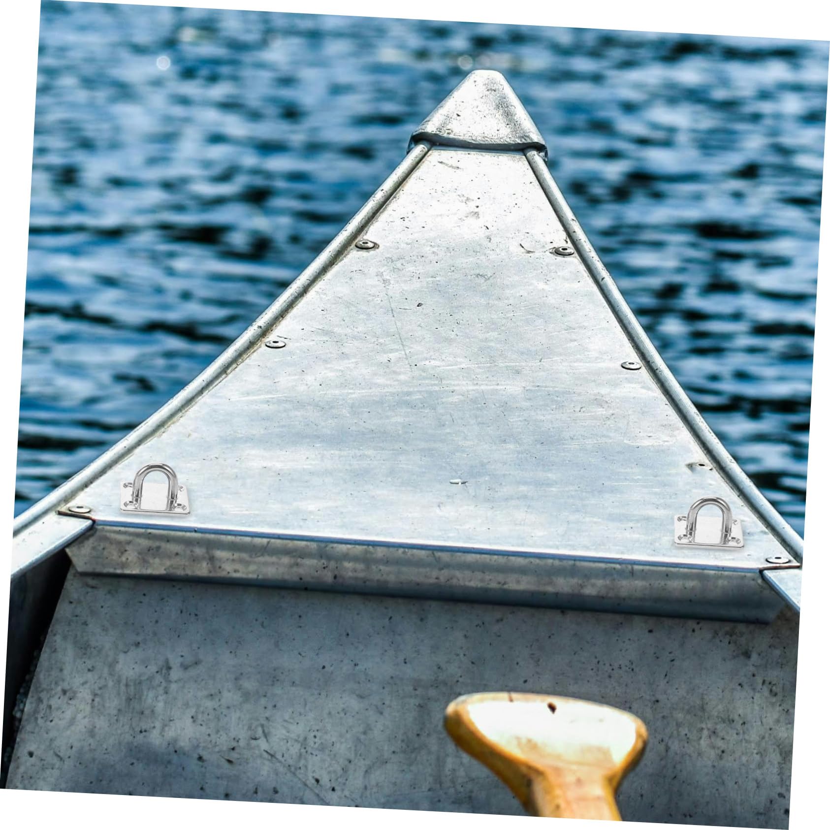 BRIGHTFUFU 1 Door Buckle Lifting Hooks Ceiling Hooks Screw Eyes Hooks Rope Hook Heavy Duty Pad Eye Plate Pad Eye Plate Hook Eye Hooks Marine Hardwares Hooks Stainless Steel