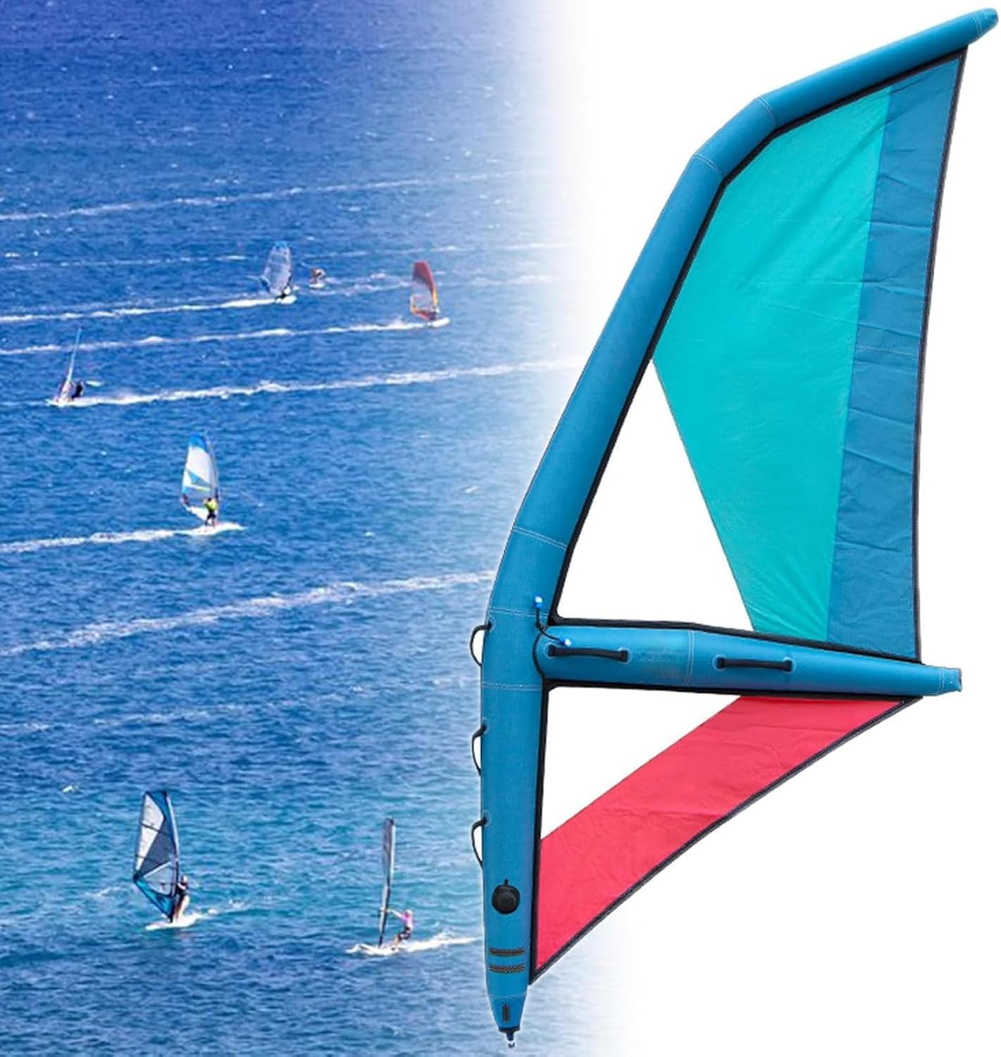WIANQIAN Portable SUP Sail Wing 2.2/3.2/4.2/5.2㎡ with Backpack 4.2m