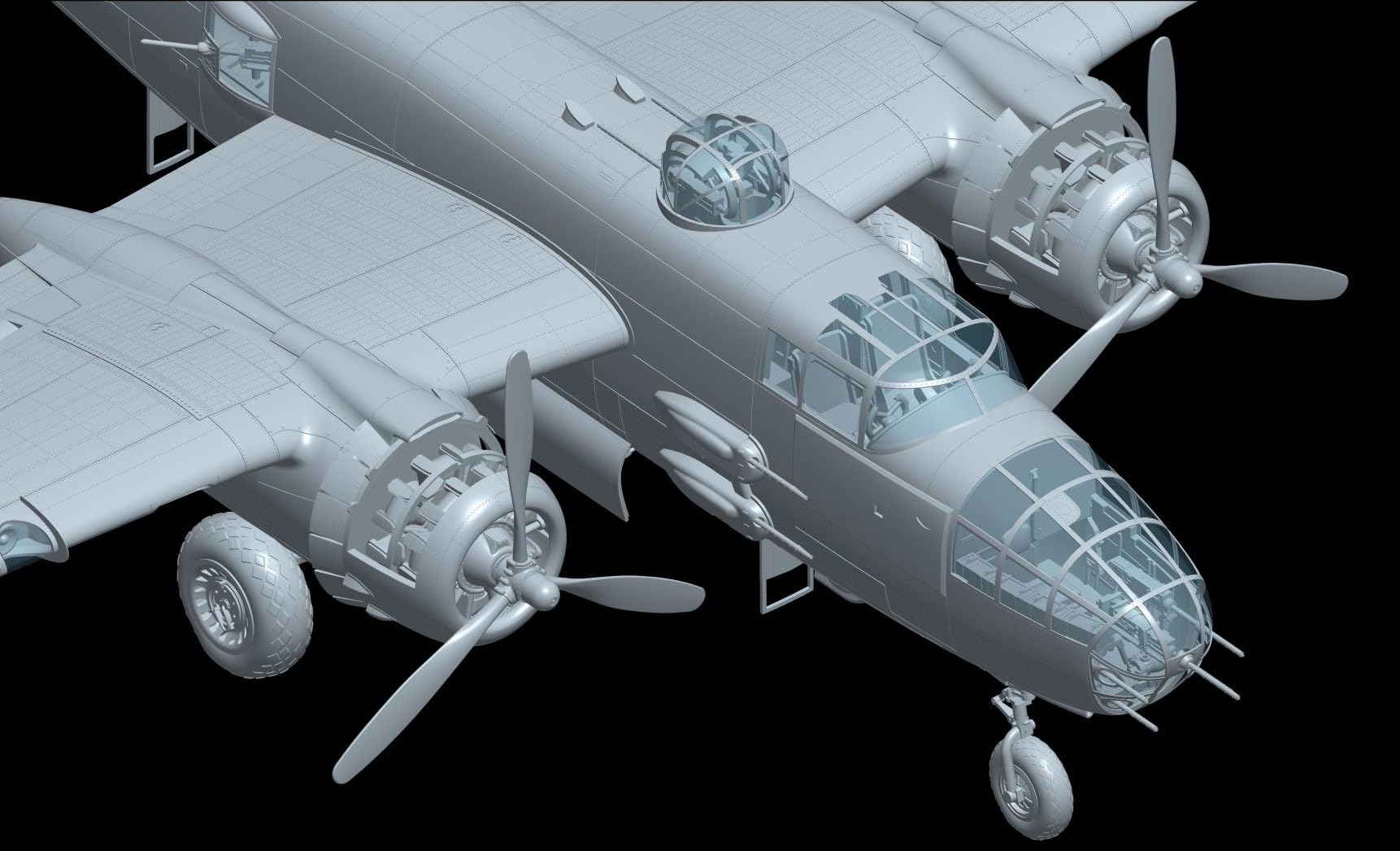 1/48 B-25J ミッチェルl グラスノーズ プラモデル(01F008) HK Model(ホンコンモデルズ) unnamed_72176ed9-a130-4d05-