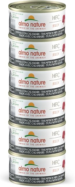 almo nature Mega Pack - Tuna with Squids 6 x 70g Cans