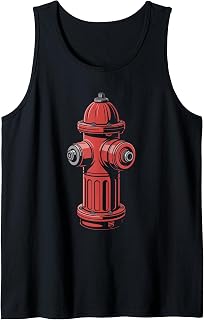 Funny Fire Hydrant Costume Design Tank Top
