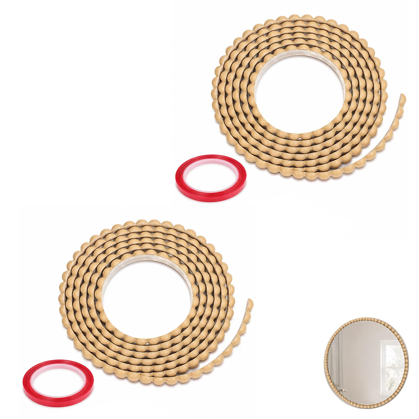6M Moulding Trim Self Adhesive, Flexible Beading for (2)