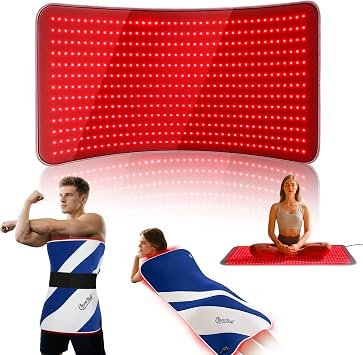 Red Light Therapy Mat for Body, 520 LEDs, 660nm&850nm, 39" x 23"