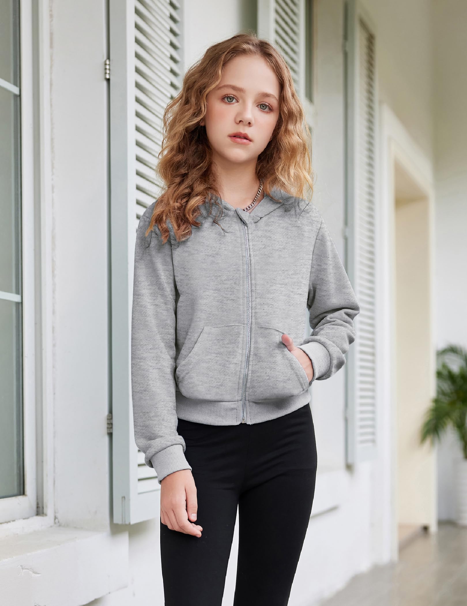 Hoodies für Mädchen, niedliches Batikdesign, Reißverschluss, weich, leicht, bauchfreies Oberteil für Mädchen, Größe 7–8