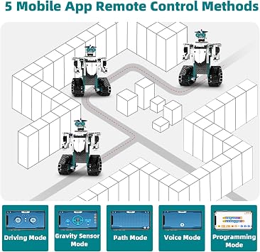 12 in 1 Robot Building Set with RC & APP for Boys Kids Age 8-14