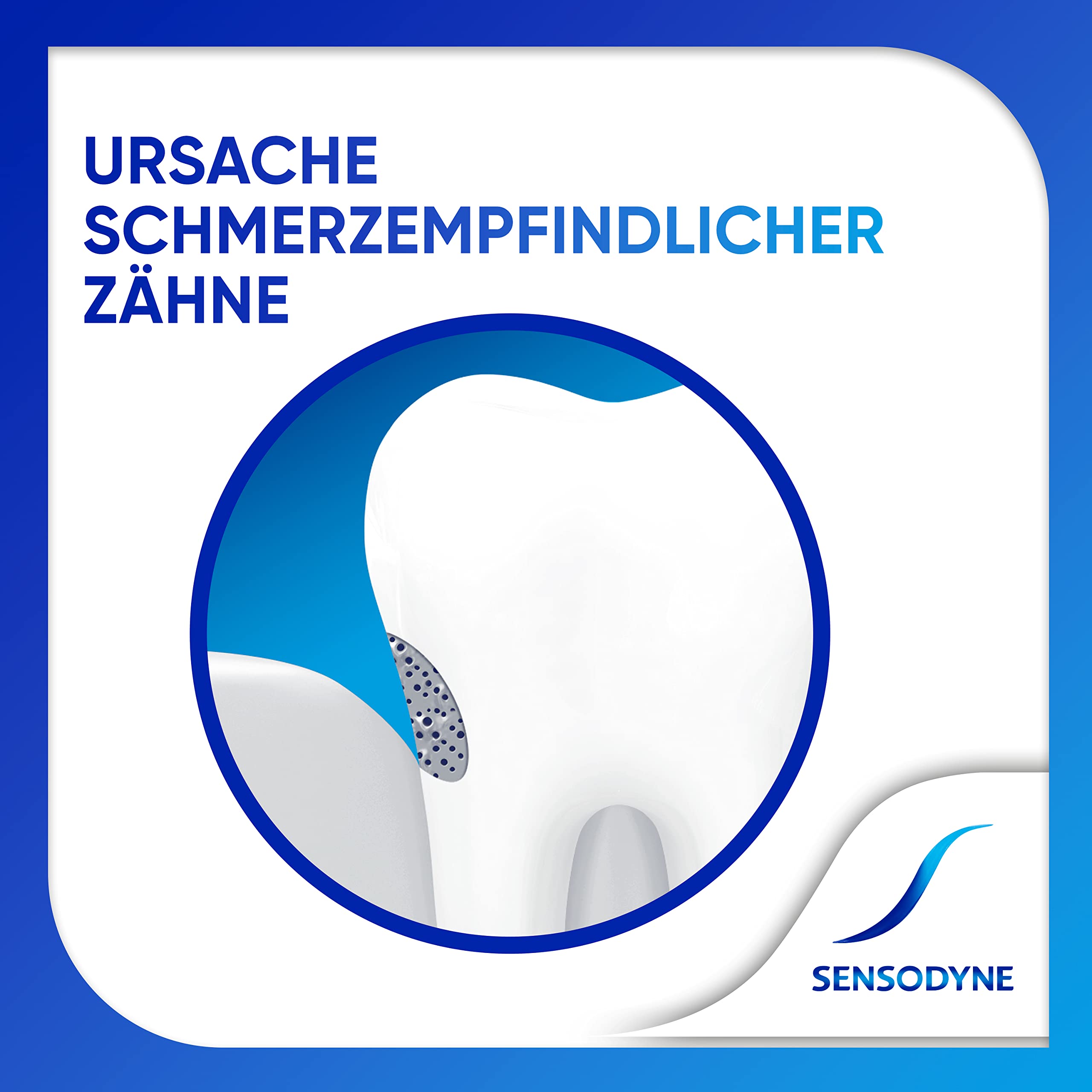 Sensodyne Pasta do zębów Repair* & Protect, codzienna pasta do zębów z fluorkiem cyny, wszechstronna ochrona wrażliwych zębów, 1 x 75 ml