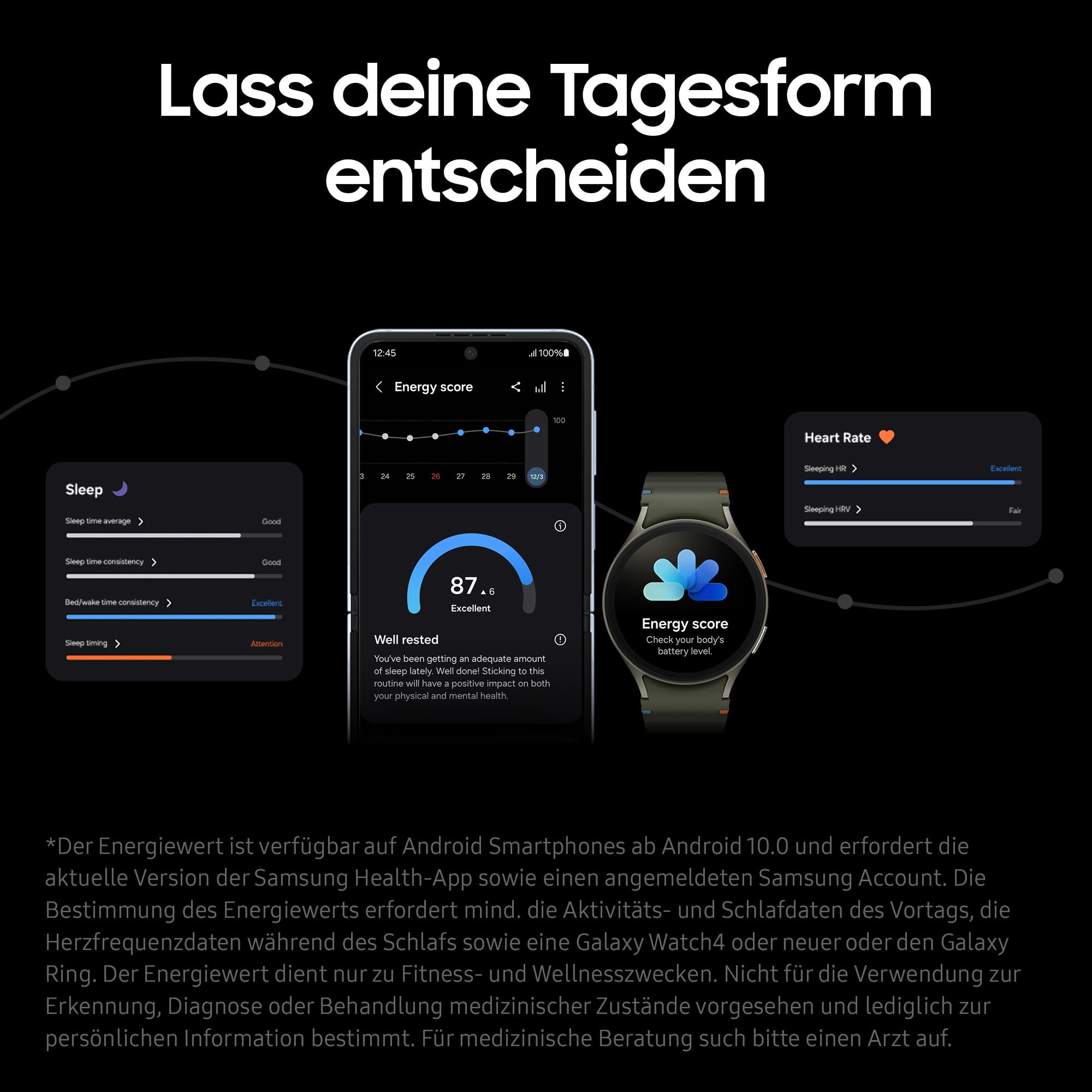 Samsung Galaxy Watch7 Smartwatch, Fitness-Uhr, Fitness Tracker und Aktivitätstracker, 40 mm, Bluetooth, Green, Inkl. 36 Monate Herstellergarantie