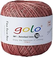 Vista 77 de golo 24 bolas hilo de ganchillo tamaño 10 hilo para tejer a mano hilo de ganchillo 10-24-1