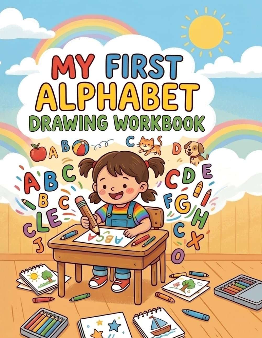 My first Writing Book: Learn to Trace Letters, Words & Sentences | Kindergarten Practice for Ages 3–6