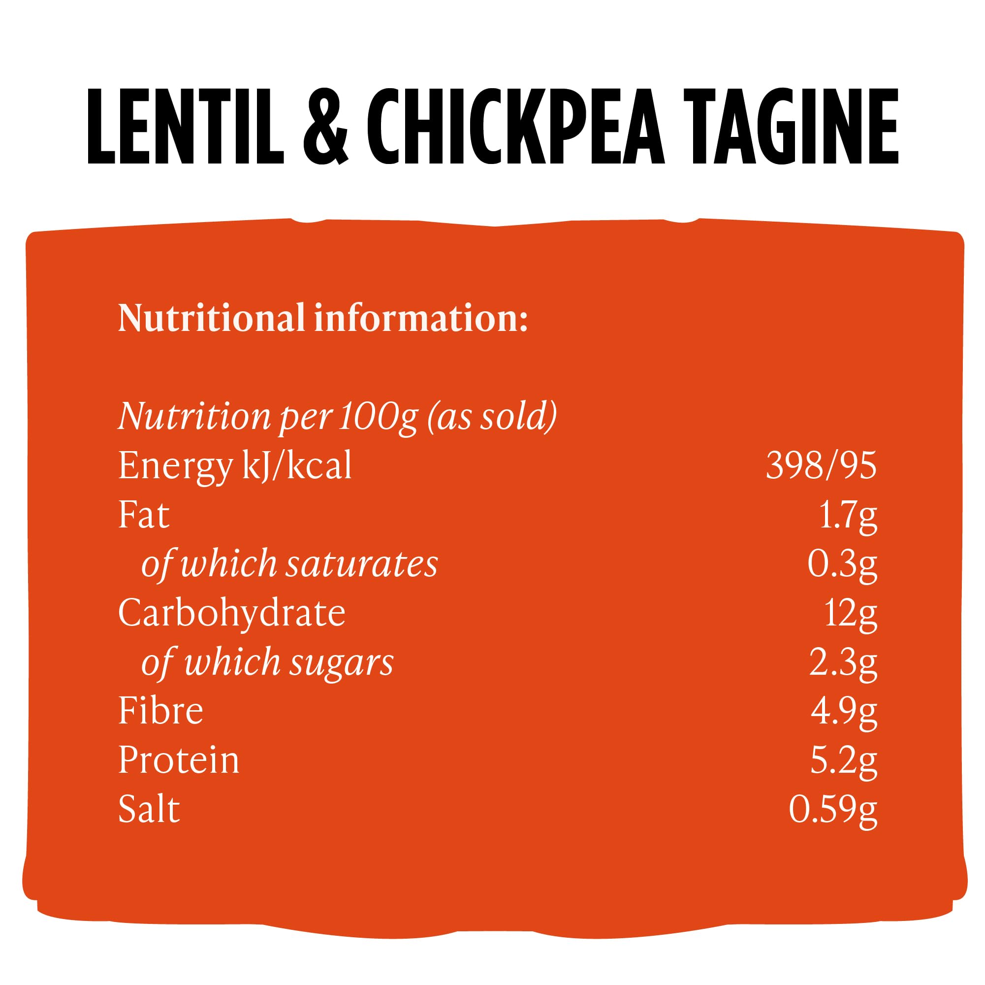 Merchant Gourmet Ready-to-Eat Lentil & Chickpea Tagine with Ras El Hanout & Apricots – High in Protein & Fibre, 1 of your 5-a-day, Ready Meals (6x 280g) - 3