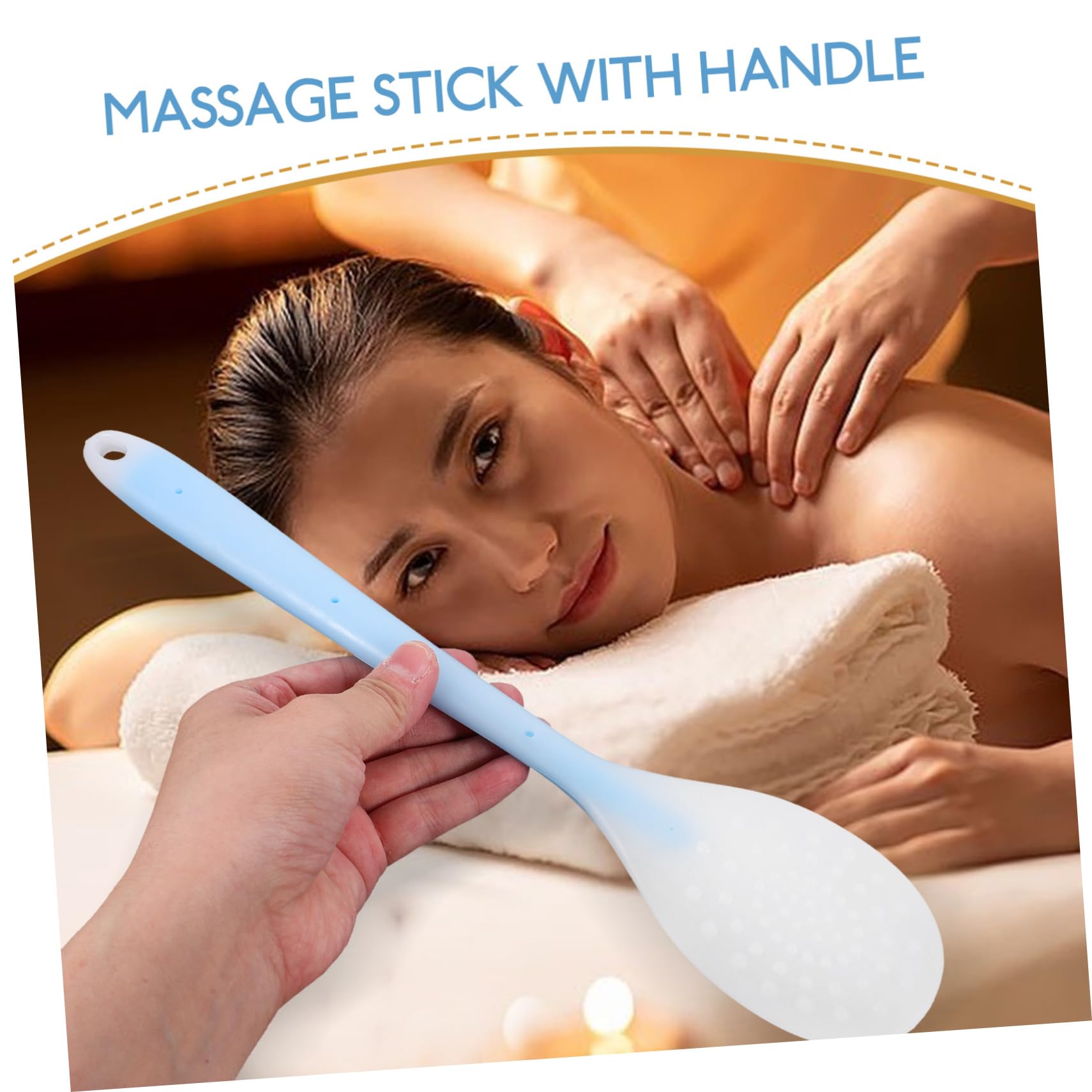 Healvian 5piezas De Masaje Para Cuerpo Bastón De Masaje De Mano Para Aliviar Musculatura Para Espalda y Cuello Diseño Ergonómico y Moderno Para Uso Oficina y Post-entrenamiento