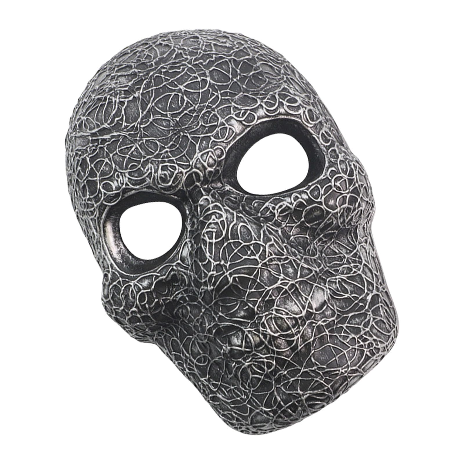 Buxuaaaa Masquerade Skull Full Scary Cosplay Party for Halloween Carnivals Fancy Dress Skeleton
