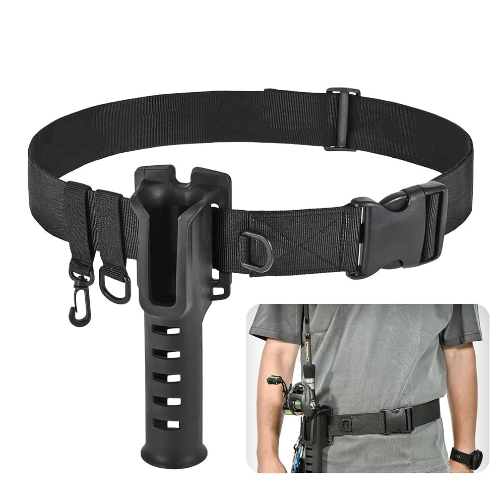 Amazon | JeeSoarToFar 釣りウエスト ベルト ロッド ホルダー