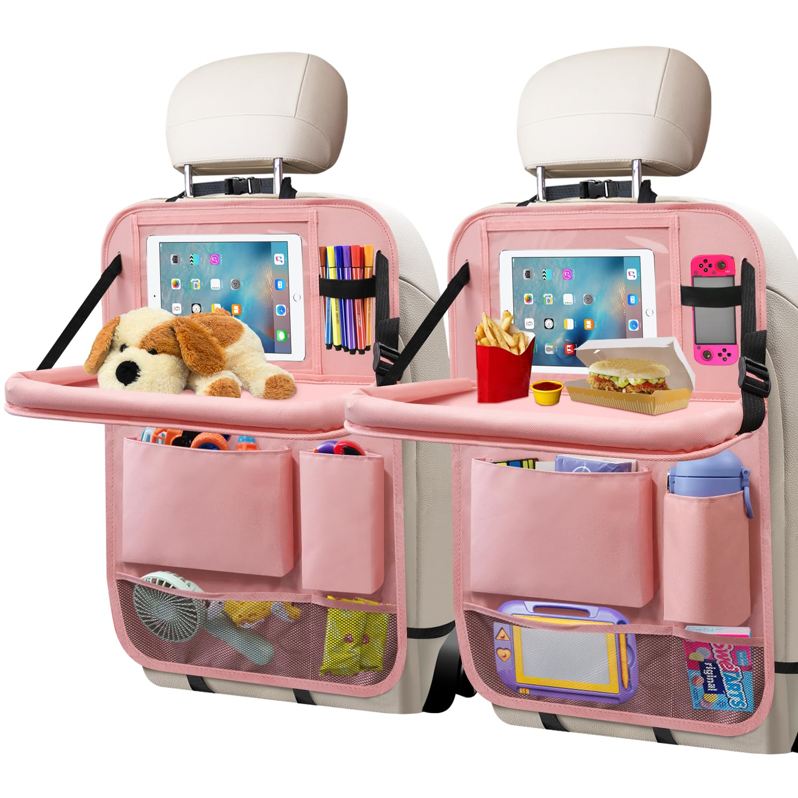 Etre Jeune Backseat Car Organizer Pink