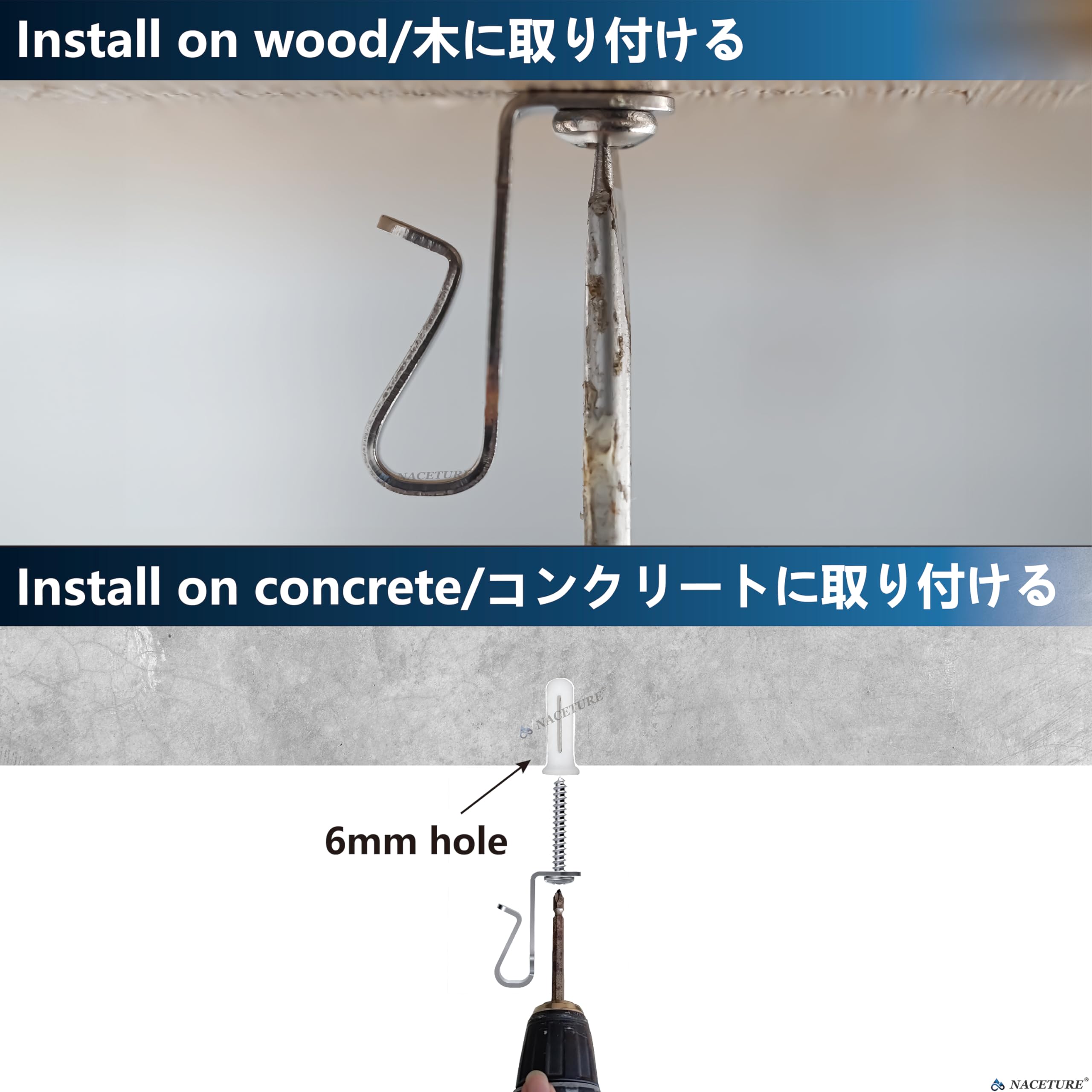 NACETURE String Light Hanger Hooks- Stainless Steel Light Clips - Image 4