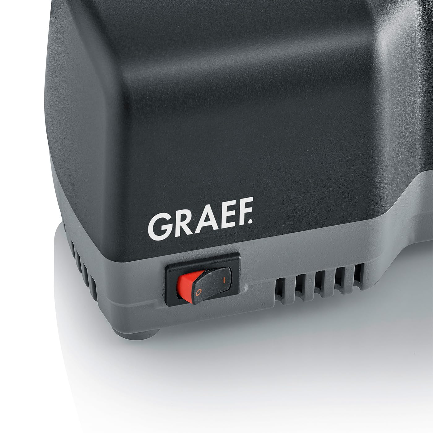 GRAEF Aiguiseur CC82 noir, angle 20°, technologie CrissCross & Dizor, pour couteaux cuisine, chasse, extérieur, usage sûr et simple