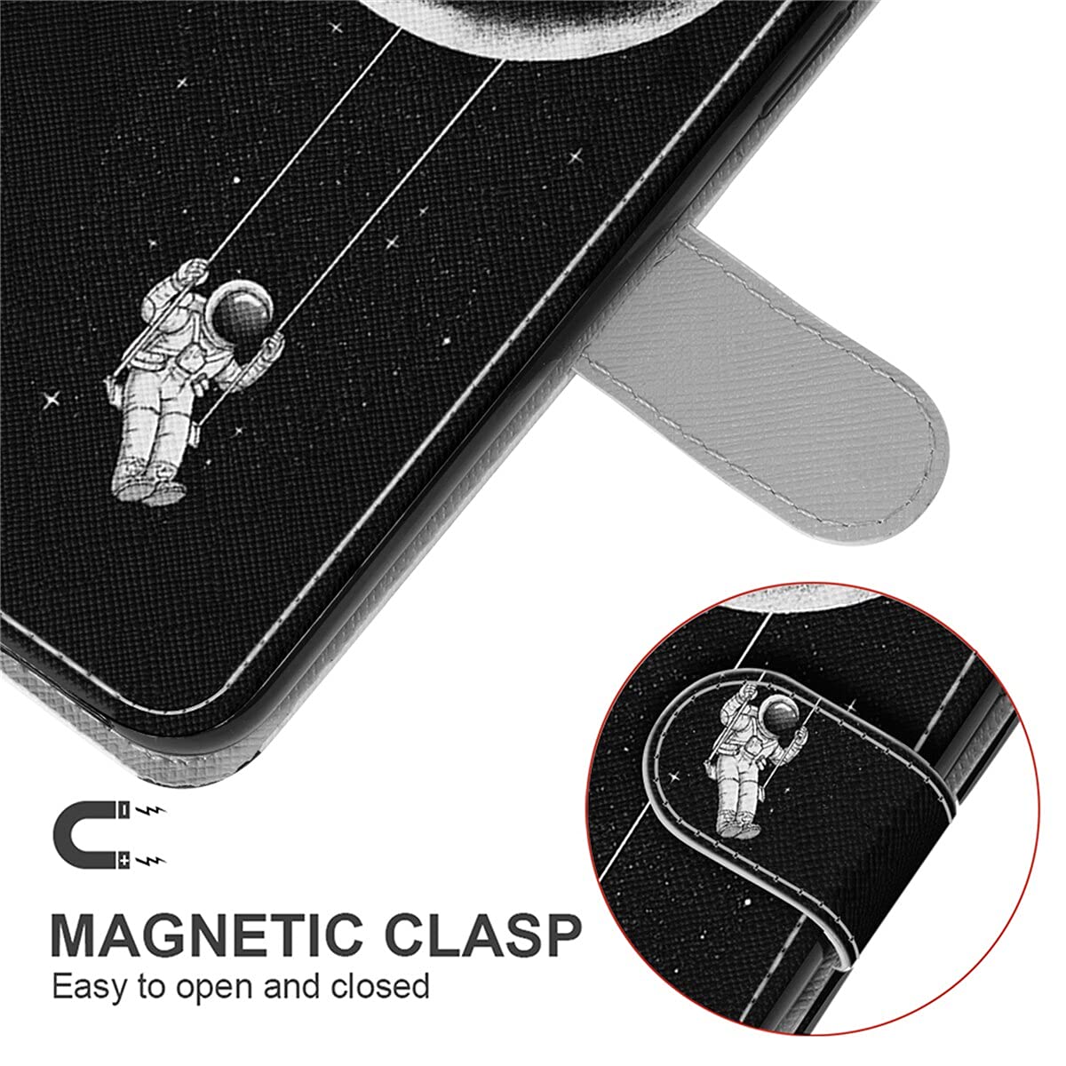 Custodia Yoedge Per IPhone SE 2022/2020/8/7 4.7" - Flip Case In Pelle PU Con Portafoglio, Supporto E Chiusura Magnetica, Design 3D Marmo