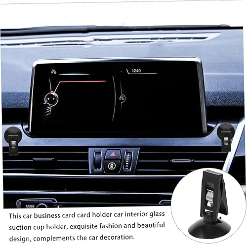 Miniatura 3 de ERINGOGO Abrazadera montada en coche 4 unids titular de la tarjeta de visita gafas de sol sol sol coche ventosa s coche montado abrazadera coche