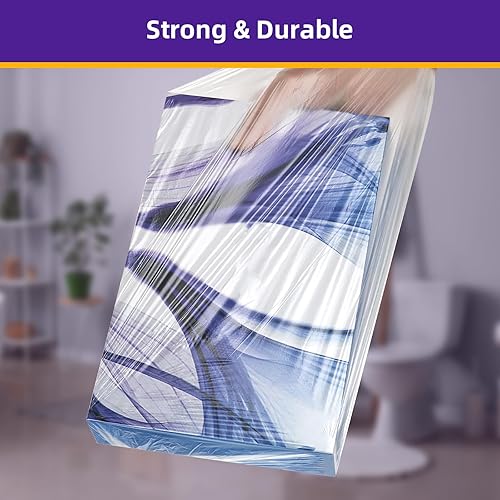 Miniatura 2 de Bolsas de basura pequeñas de 4 galones, bolsas de basura para baño, cocina, oficina, bolsas de basura, 10 litros, 210 unidades, color blanco