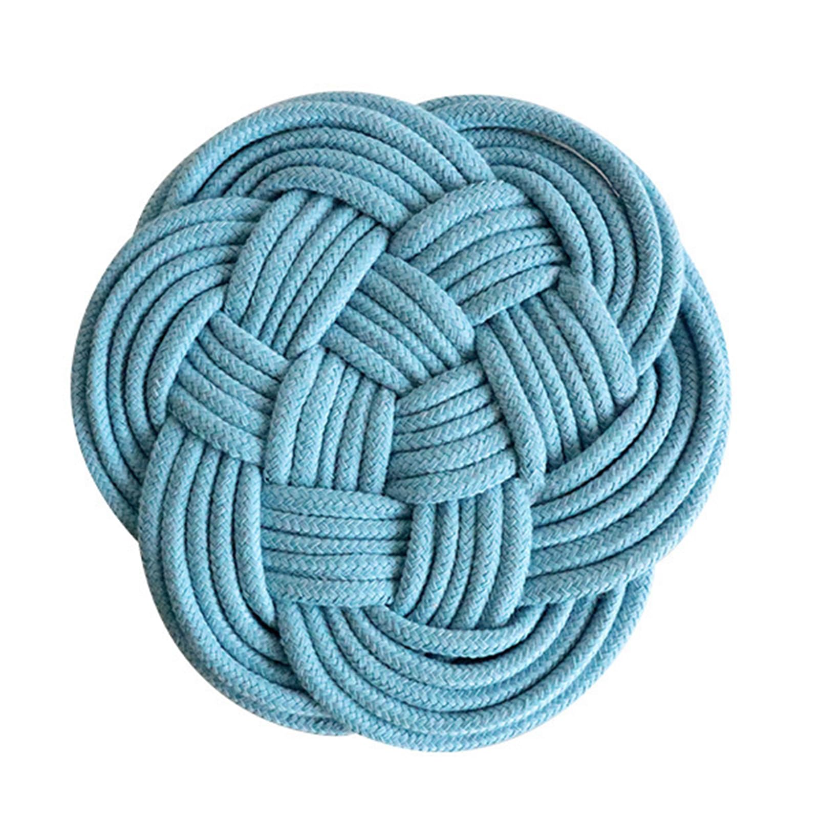 Tsophreniq Delicate Mat Round Cup Cushions Cotton Rope Insulation for Kitchen Kitchen