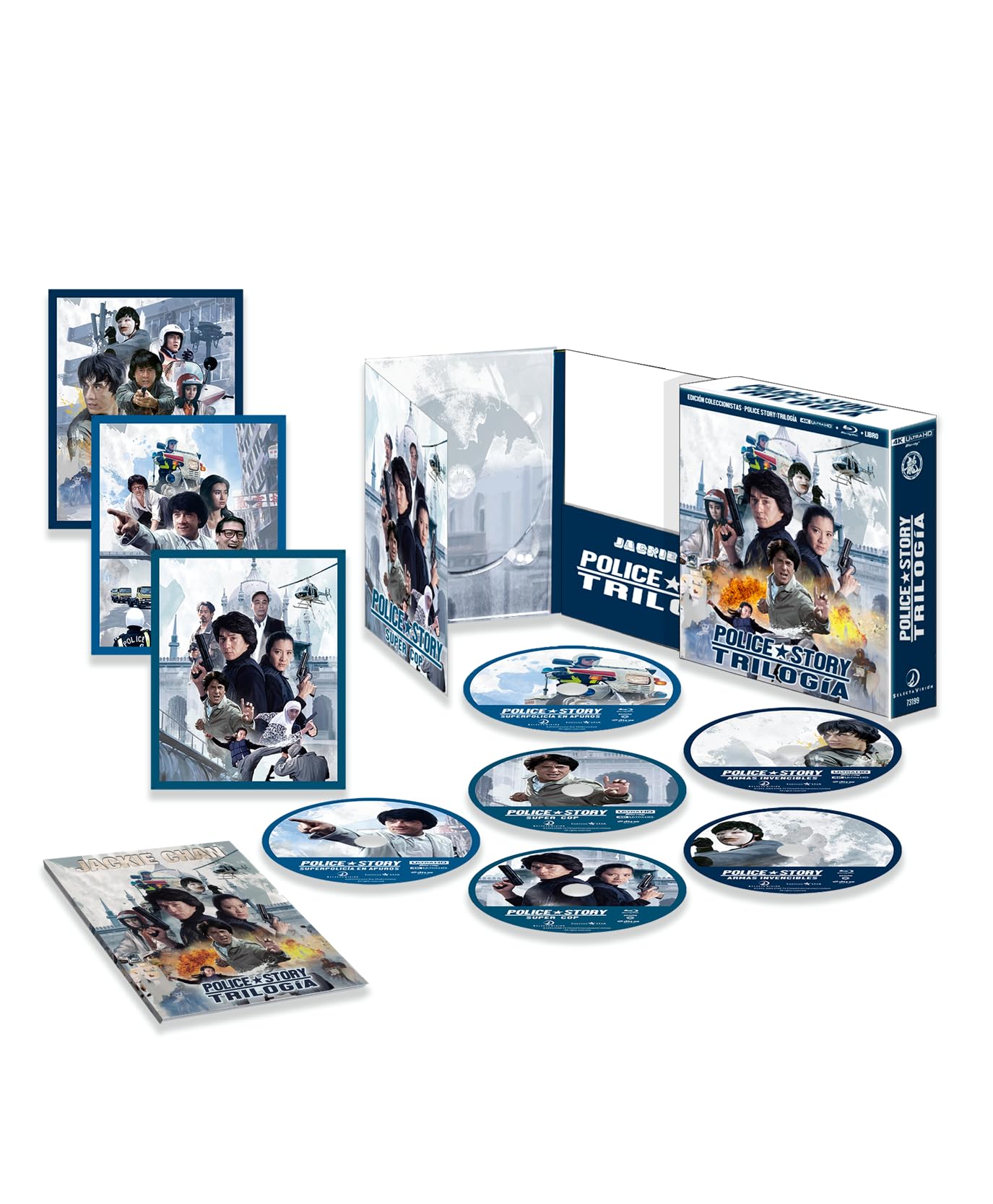 Police Story Trilogy Edición Coleccionistas 4K. Police Story / Police Story 2 / Police Story 3. Bluray