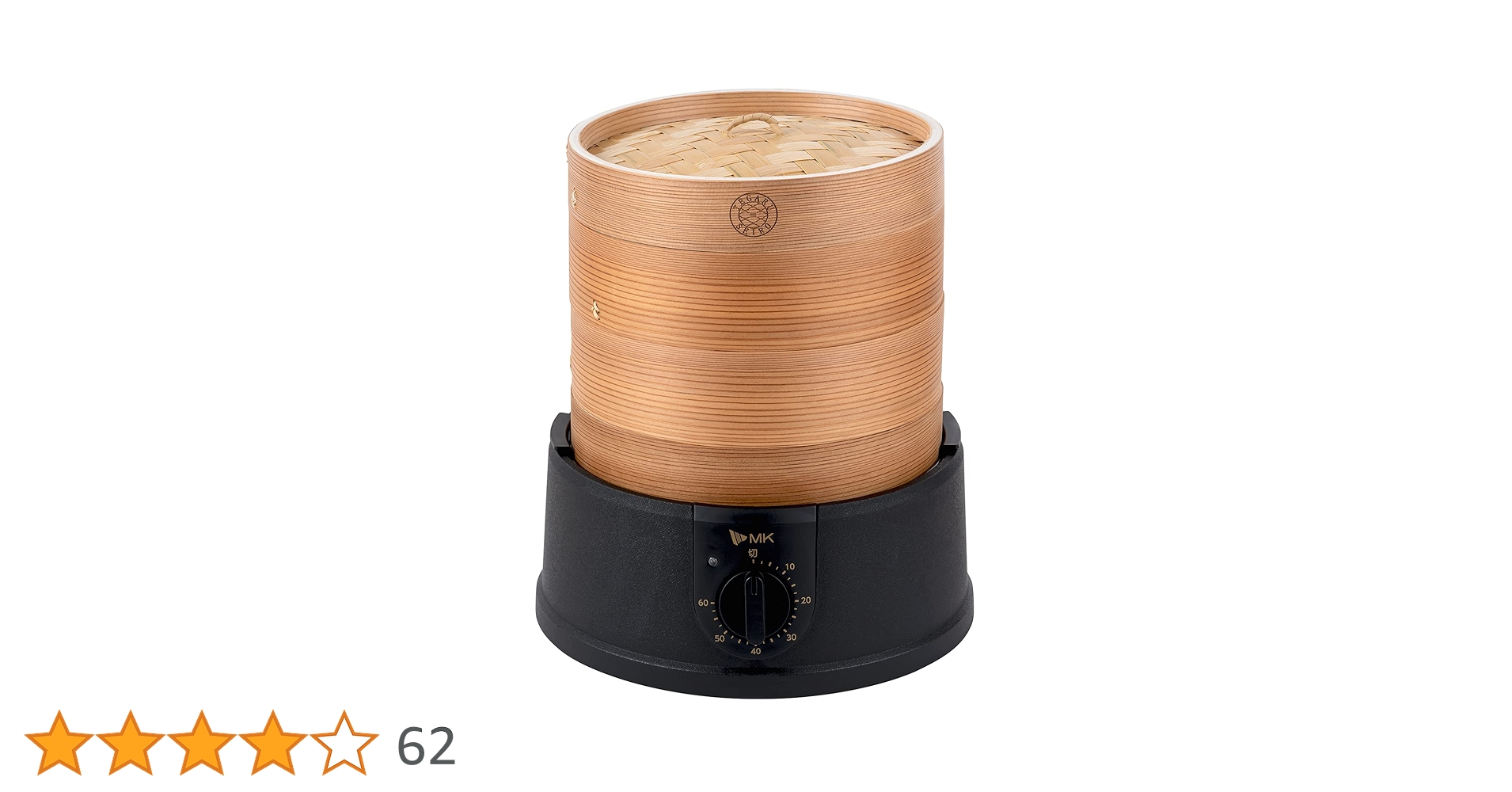 Amazon | エムケー精工 せいろ 蒸し器 二段 セット 21cm 電気