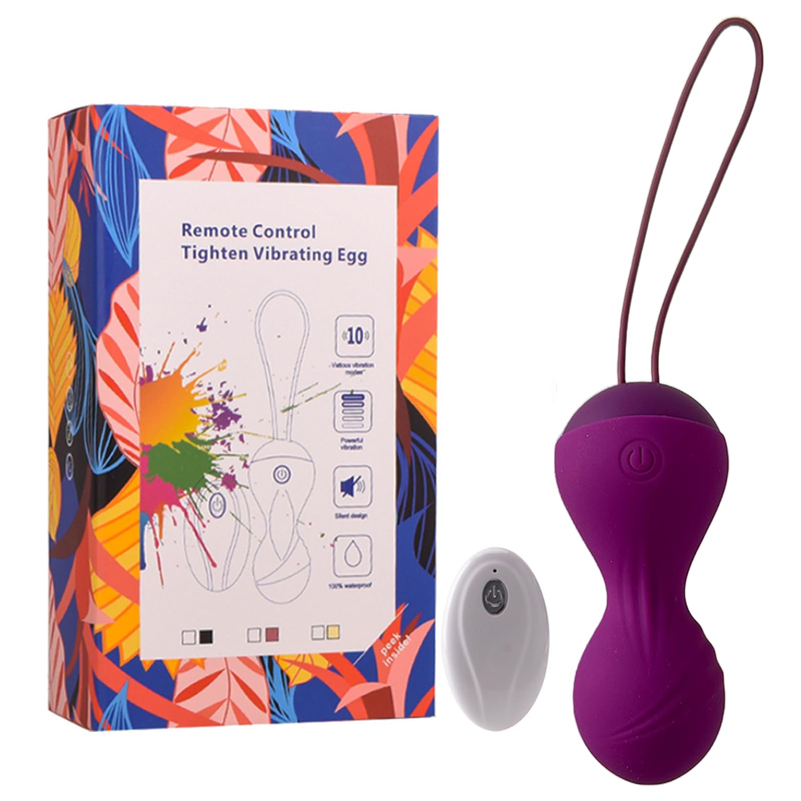 Vibratore Telecomando Distanza Bullet Vibrator, Vibratori Donna Sex Toys con 10 Modalità di Vibrazione, Giocattoli Sessuali Vibratoreper punto G, Ovetto Vibrante per Adulti Coppia
