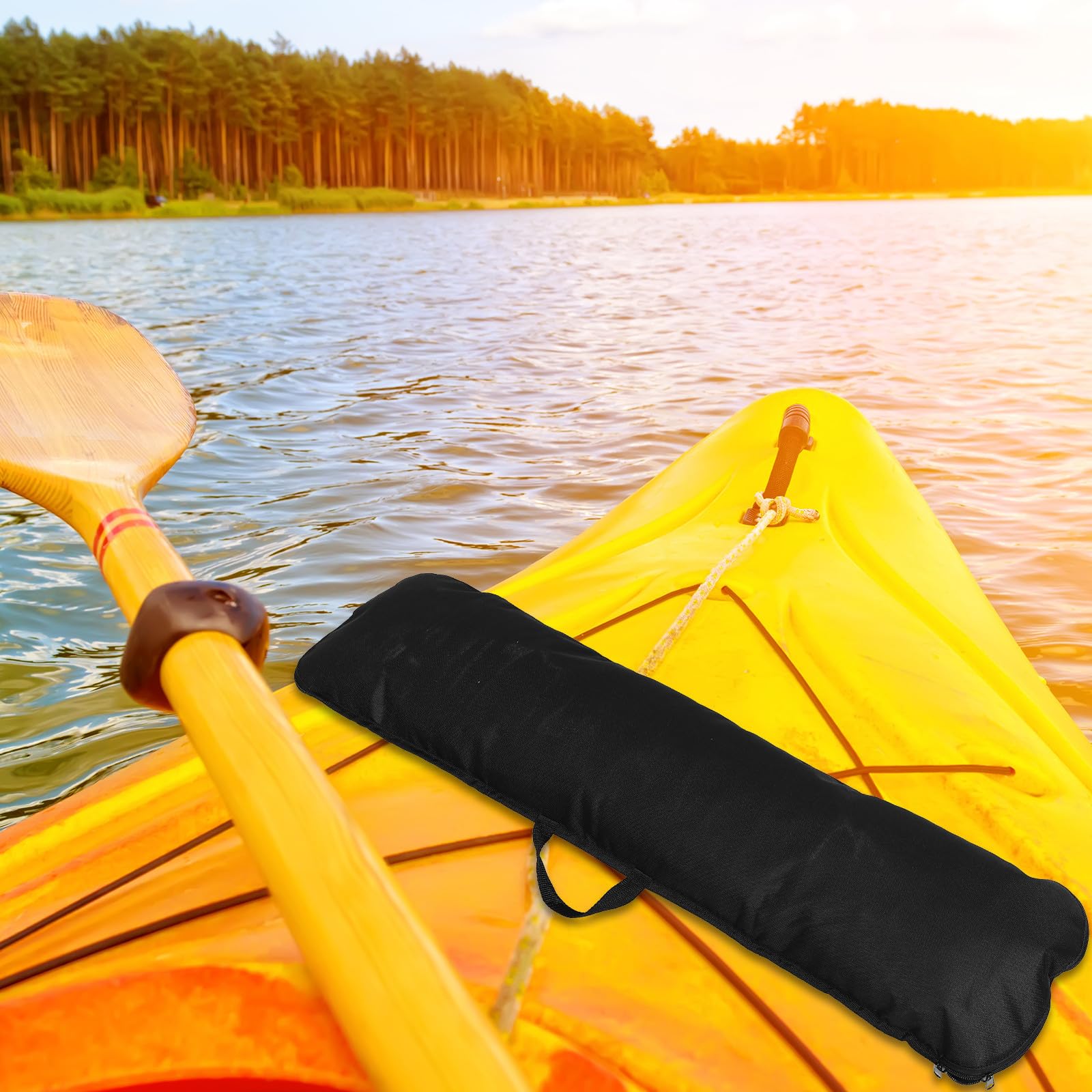 Kajak Paddeltasche mit Reißverschluss aus Epe Material Geruchsarm und Belüftet Praktische Aufbewahrungstasche für Sup und Kajak Paddel für Outdoor und Camping